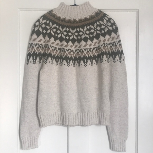 VINTAGE WOOLRICH MOCK NECK SWEATER - Picture 2 of 4